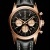 Breitling Transocean Chronograph Limited, pink gold and black strap