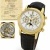 Lot 109 - PATEK PHILIPPE - REF. 3971 - PERPETUAL CALENDAR CHRONOGRAPH. Made in 1989. Very fine and rare, astronomic, 18K yellow gold wristwatch with round button chronograph, registers, perpetual calendar and moon phases. - Sold for $116,500