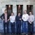 Aston Martin Racing pilots Darren Turner (British), Harold Primat (Franco-Swiss), Stefan Mücke (German), Christian Klien (Austrian) in the Manufacture Jaeger-LeCoultre in the Valley de Joux, Switzerland