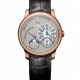 Platinum dial leather strap