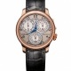 pink gold with silver dial