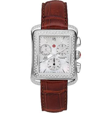 Michele Deco Moderne Ii Diamond Watch