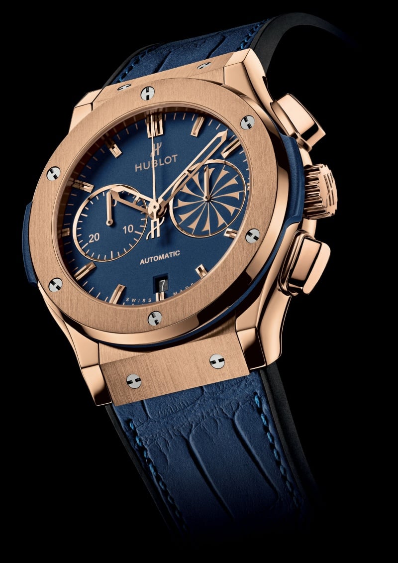 hublot blue and gold