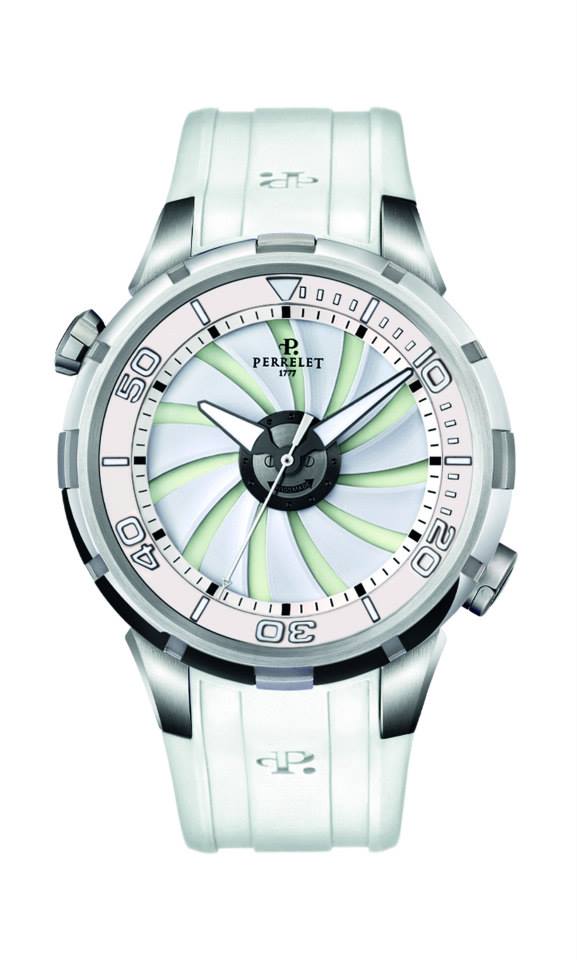 Perrelet Turbine Diver in White Luxois