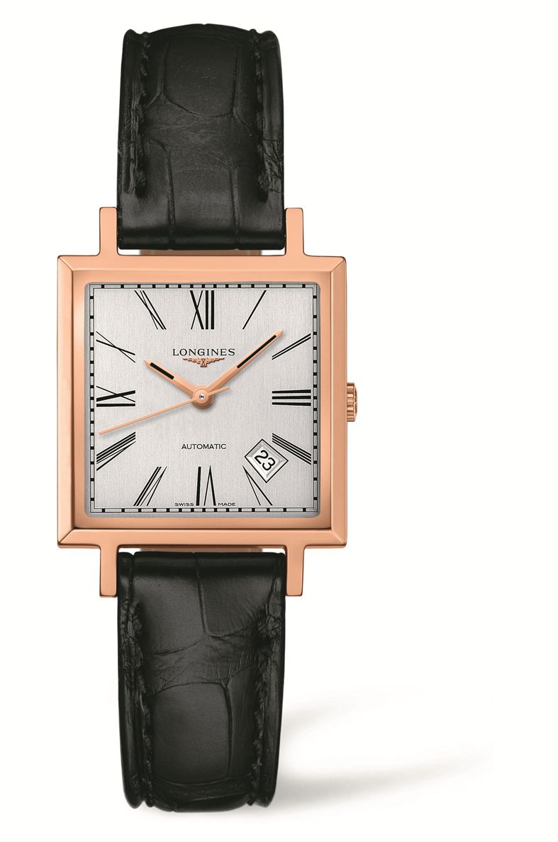 Sold at Auction: Louis Erard Swiss Made 504 black square man's