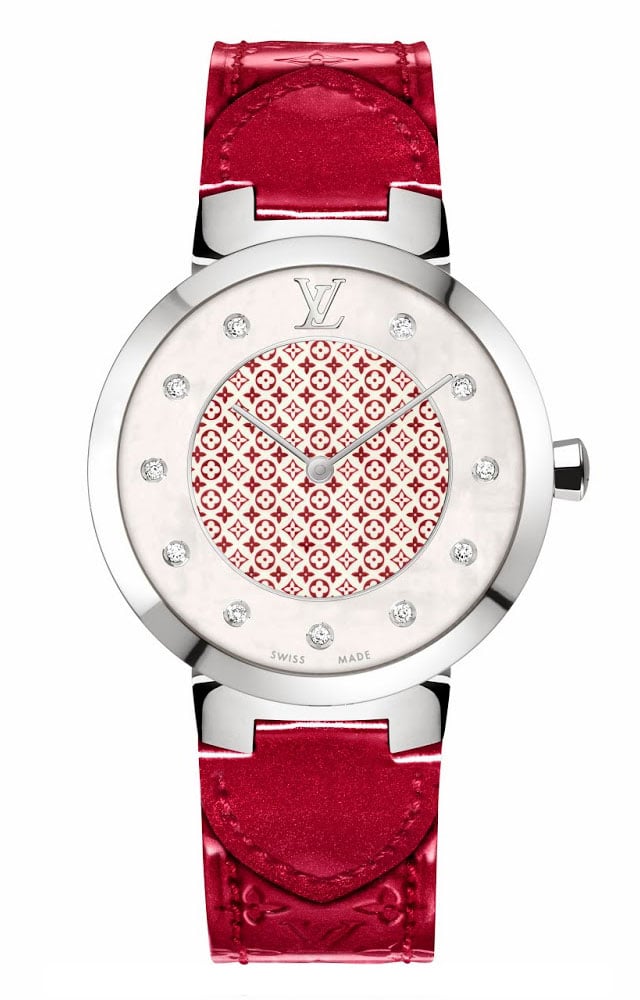 Louis Vuitton Tambour Monogram watch for Valentines 2014 - Luxois