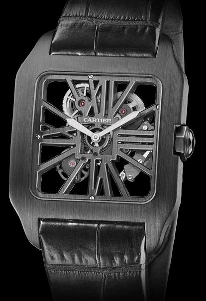 Cartier Santos Dumont Carbon Skeleton 