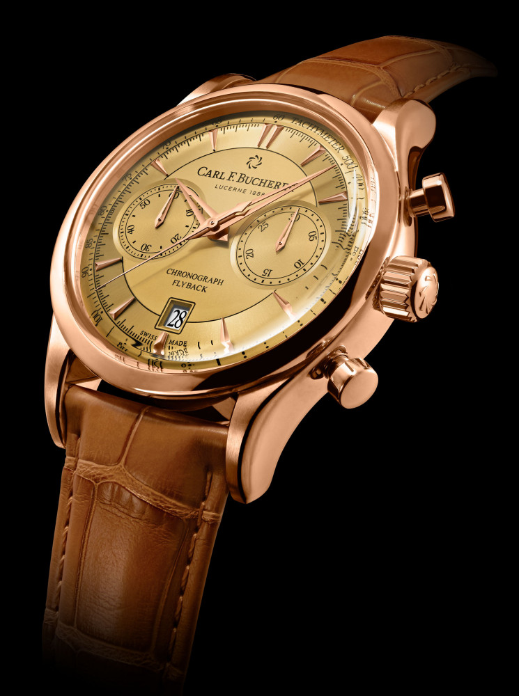 Carl F. Bucherer Manero Flyback Chronograph with Champagne Dial 