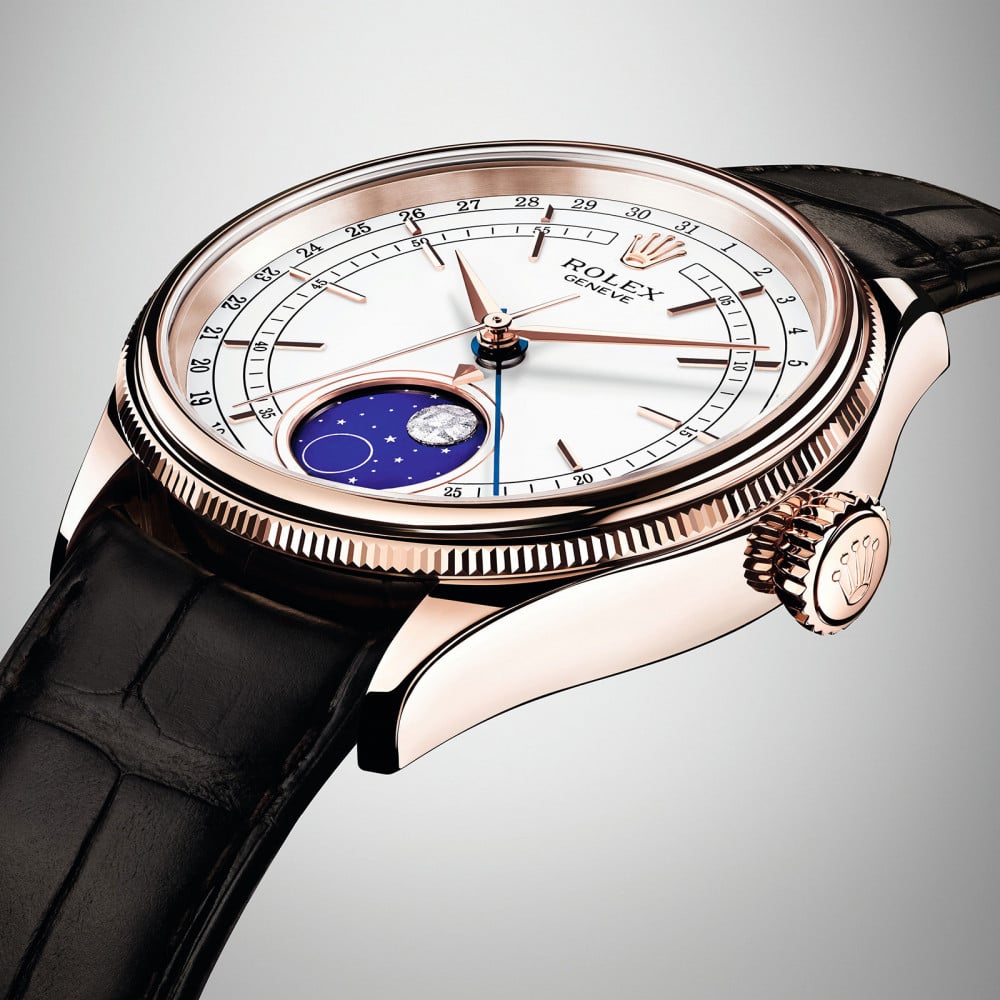 Rolex Cellini Moonphase in Everose gold, reference 50535