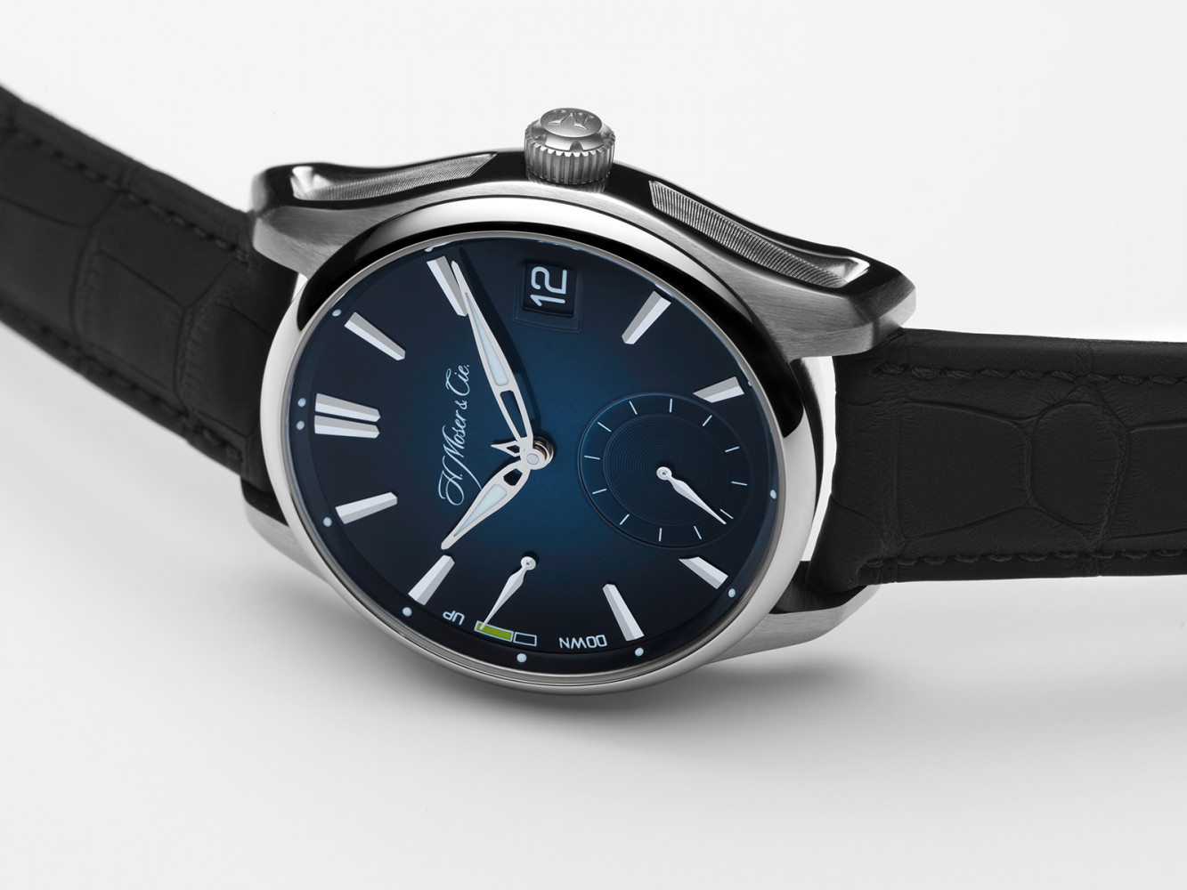 H. Moser & Cie Pioneer Perpetual Calendar in Steel