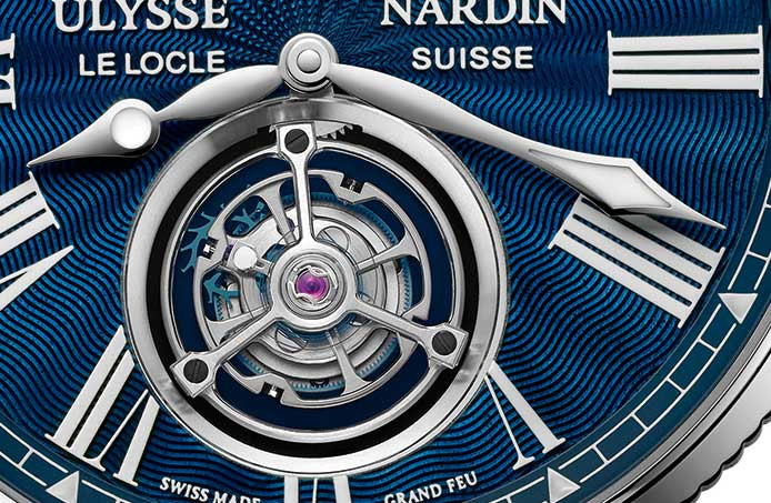 Ulysse Nardin Marine Tourbillon Blue Grand Feu for SIHH 2018