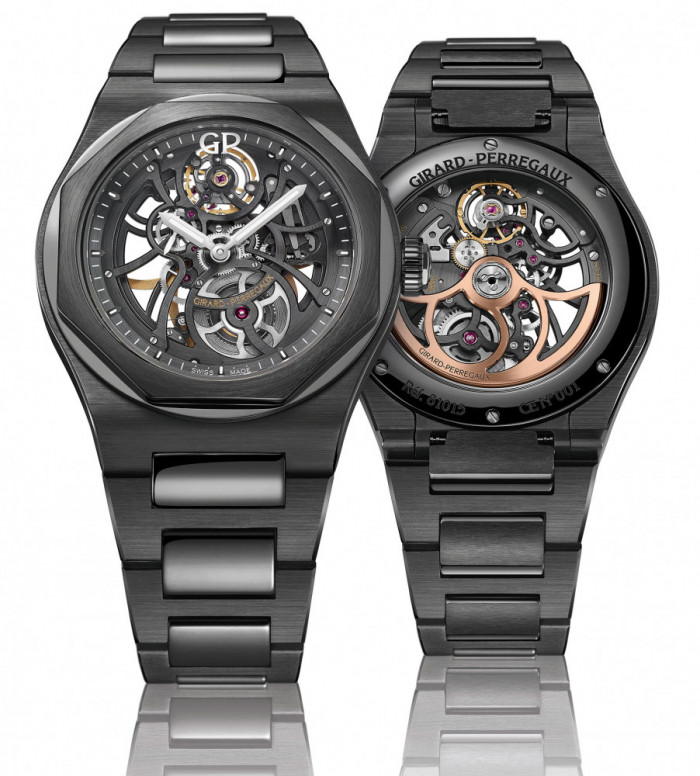 Girard Perregaux Laureato Skeleton Ceramic Luxois