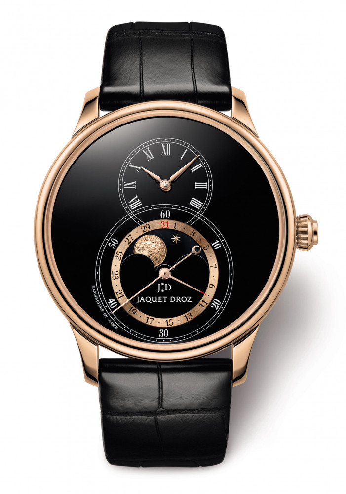 Jaquet Droz Grande Seconde Moon Black Enamel