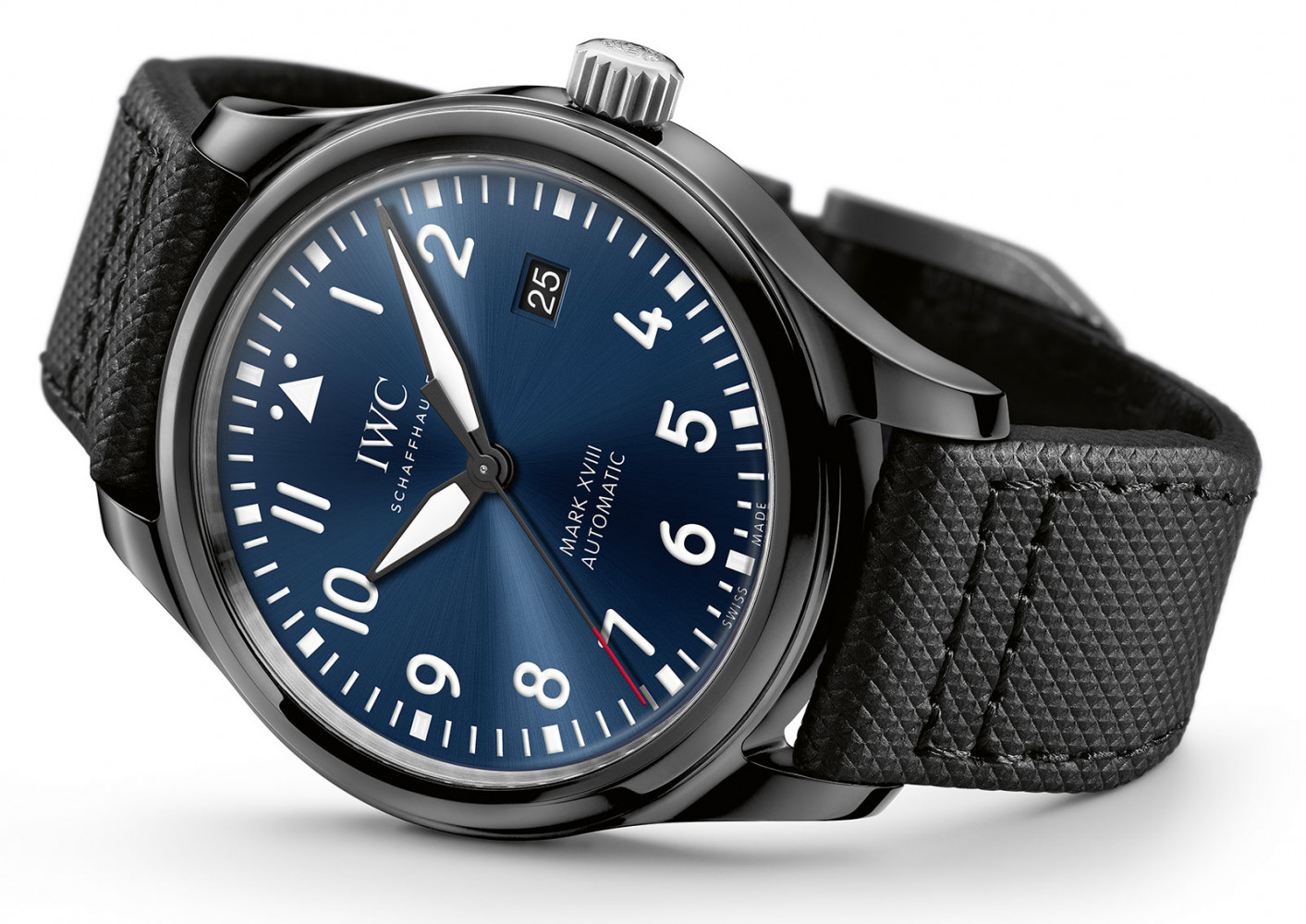 Iwc mark xviii rubber strap cheap