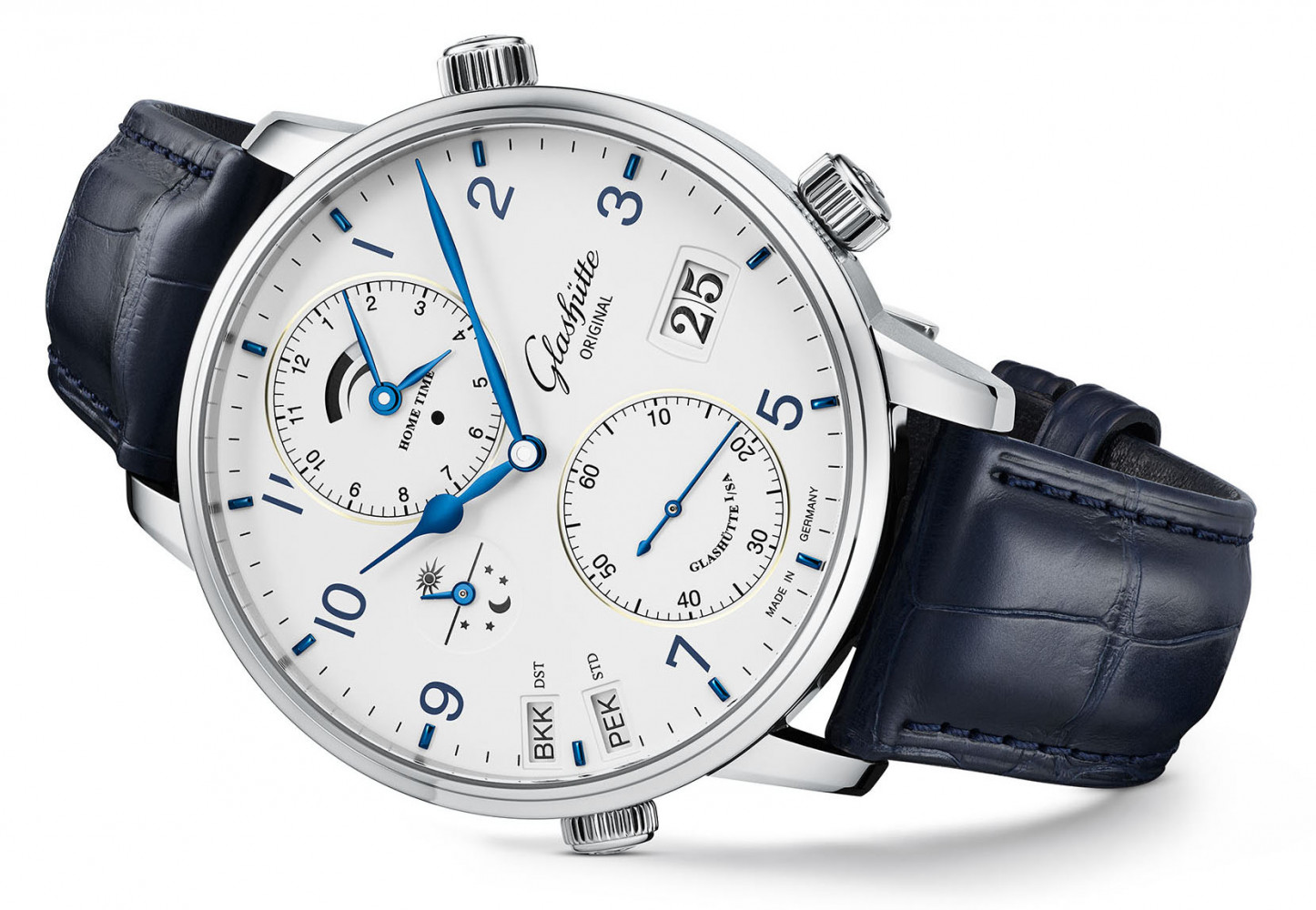 Glashütte Original Senator Cosmopolite Stainless Steel