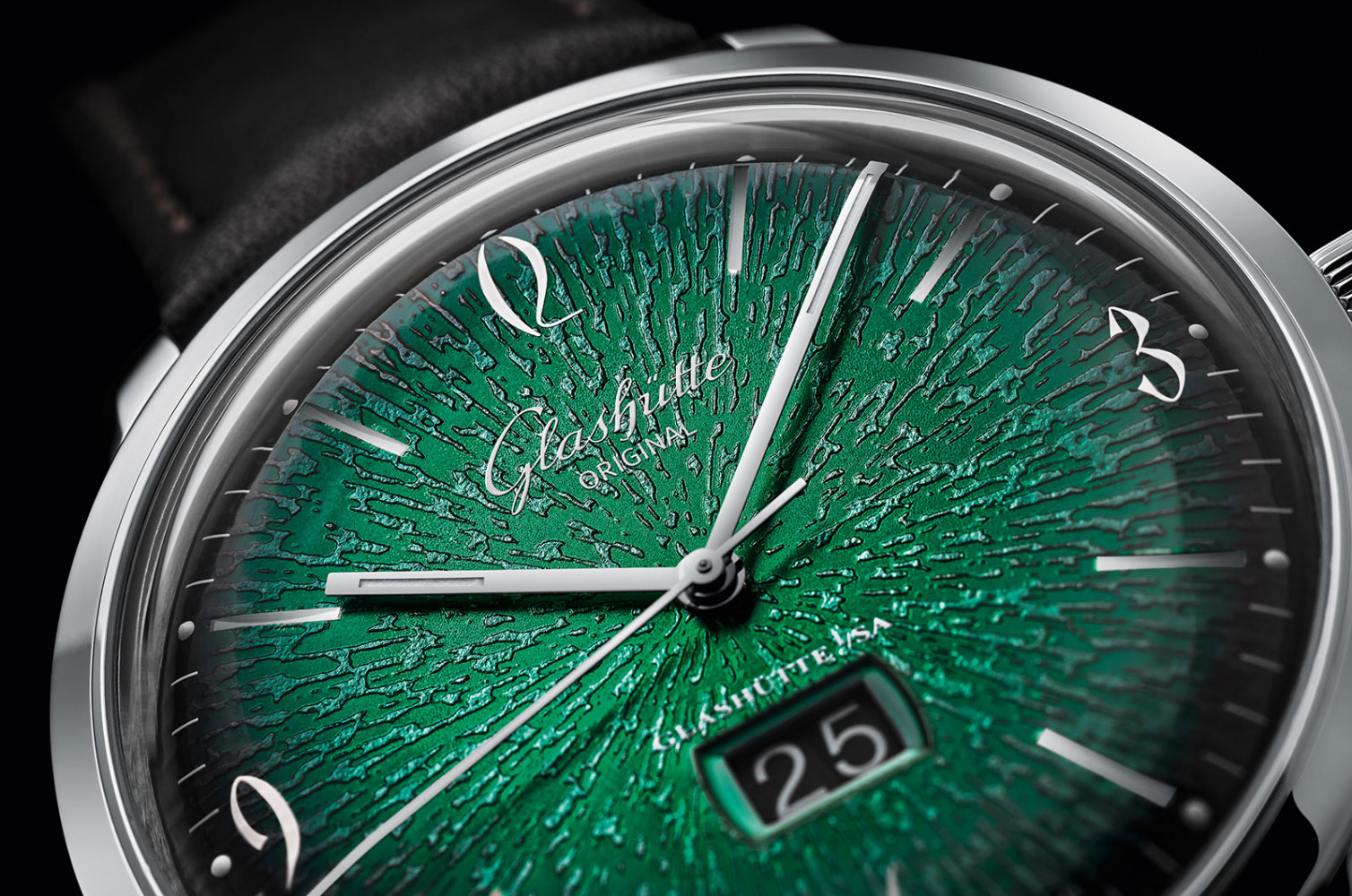 Glashutte Original Sixties Panorama Date Green Degrade Dial 2018