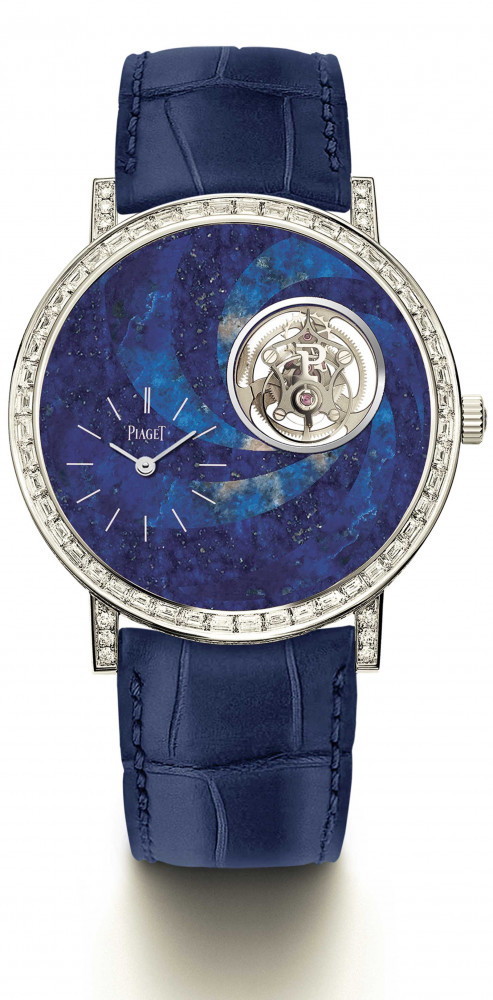 Altiplano High Jewellery lapis lazuli marquetry tourbillon (G0A43031) 