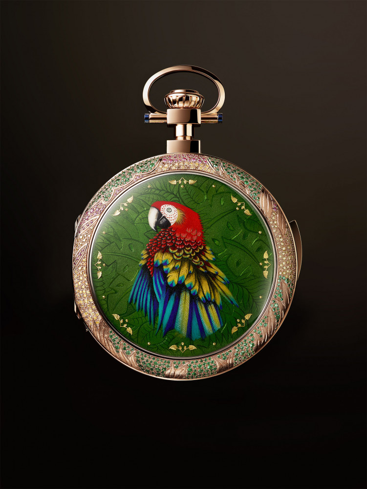 Jaquet Droz Parrot Repeater Pocket Watch