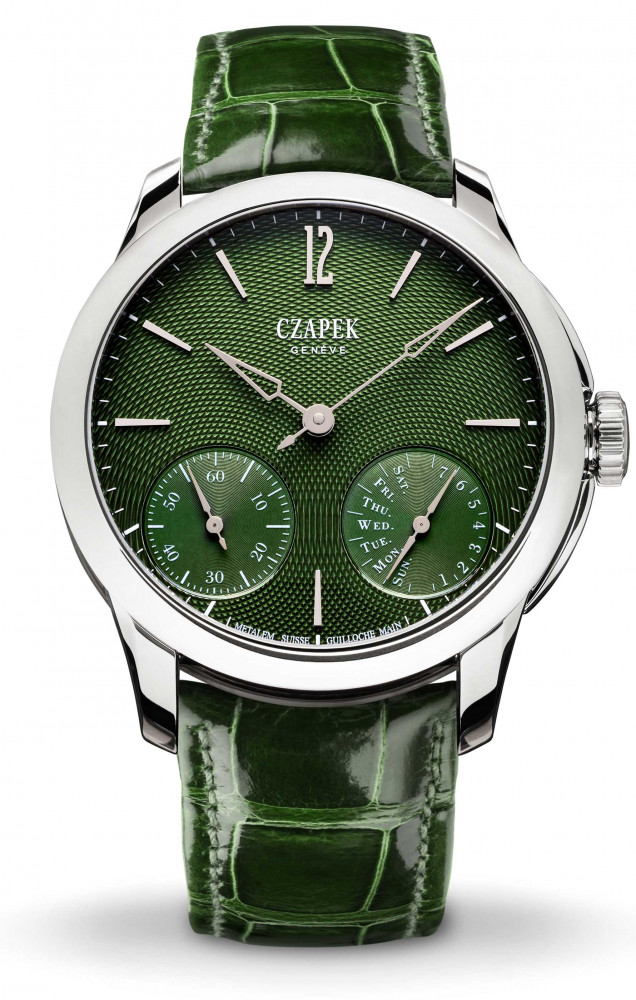 Czapek Geneve Quai des Bergues rainforest green