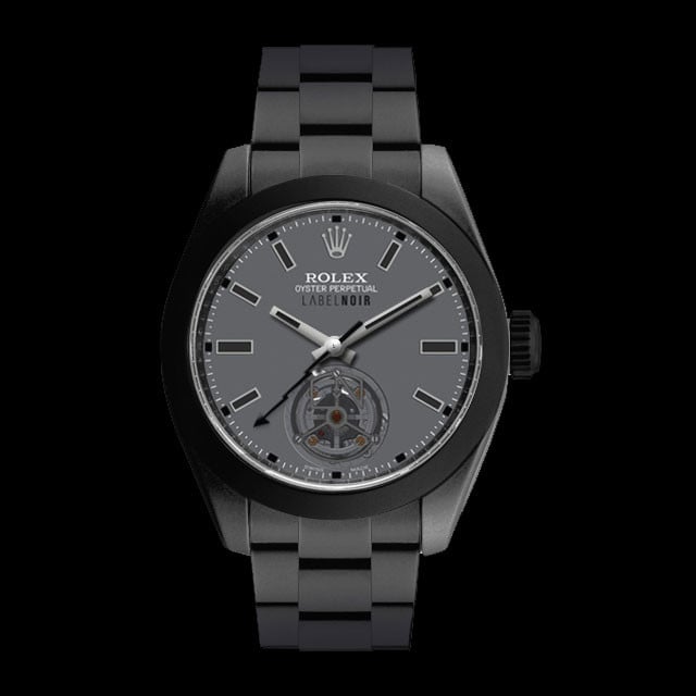 rolex oyster perpetual label noir price