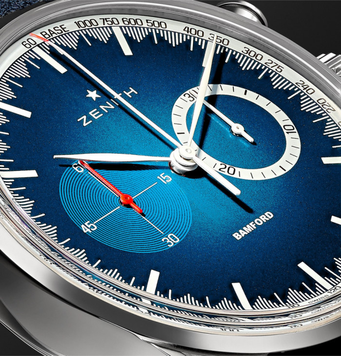 INTRODUCING: The Zenith Chronomaster Sport Now With Polished Steel Bezel &  Metallic Blue Dial 