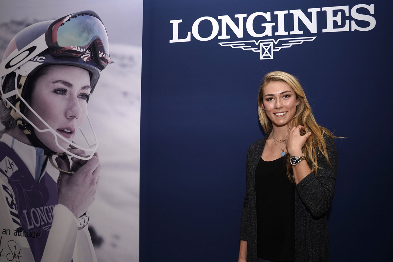 Longines Conquest Chronograph by Mikaela Shiffrin