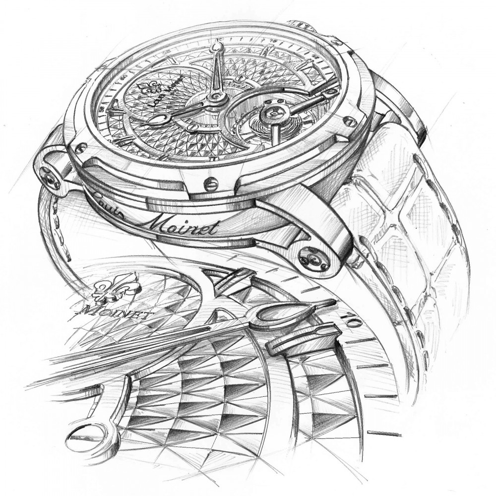 Louis Moinet Mecanograph Titanium Qatar LM-31.20.6Q