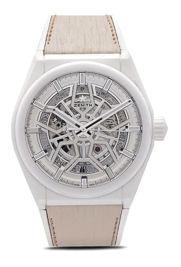 ZENITH Defy Classic Skeleton White Ceramic Mens Automatic 49.9002.670/01R792