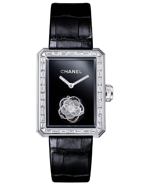 CHANEL - The new J12 Diamond Tourbillon watch features a