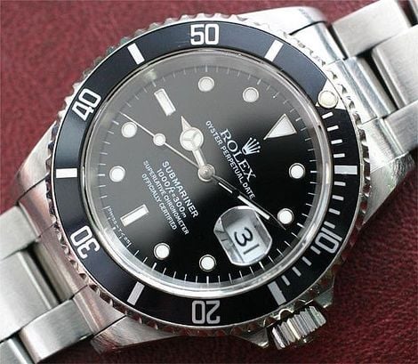 rolex steel back deville