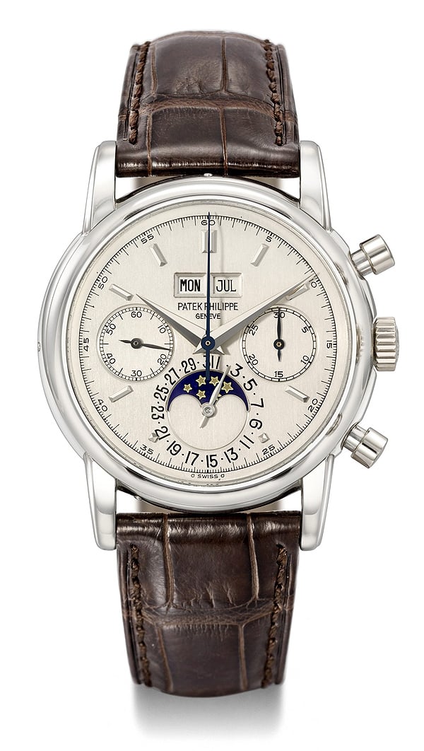 Patek Philippe Ref 2499 n platinum, belonging to Eric Clapton