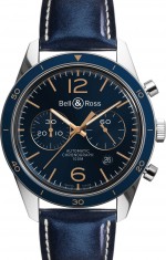 Bell & Ross 126 Aéronavale Chronograph Vintage BR Automatic BRV126-BLU-ST/SCA