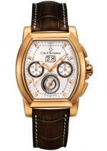 Carl F. Bucherer Patravi T-Graph 00.10615.03.13.01 white dial