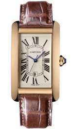 Cartier Tank Americaine 18k Rose Gold Automatic Watch W2609156 2505