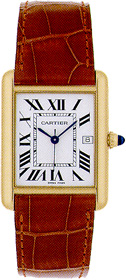 Cartier Tank Louis Cartier Small Manual Winding Rose Gold Silver Dial  WGTA0010 - BRAND NEW