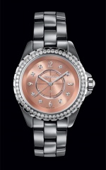 Chanel J12 Chromatic powder-pink dial 33mm