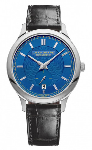 Chopard L.U.C 1860 Special Limited Edition 18k White Gold / Rare Blue Dial