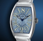 Franck Muller The Cintrée Curvex Crazy Hours Light Blue Dial 8880 CH