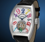 Franck Muller The Cintrée Curvex Tourbillon, Crazy Hours Color 7880 T CH CODR