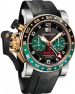 Graham Chronofighter Oversize GMT Steel & Gold 2OVGG.B16A