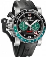 Graham Chronofighter Oversize GMT Steel 2OVGS.B12A