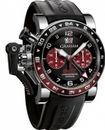 Graham Chronofighter Oversize GMT Steel 2OVGS.B20A