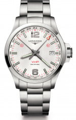 Longines V.H.P. GMT Flash Setting Conquest L3.728.4.76.6