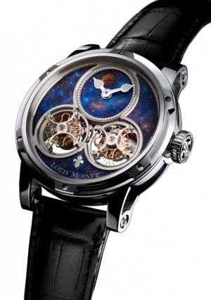 Louis Moinet Mecanograph Qatar 18k Rose Gold Meteorite 44mm LM