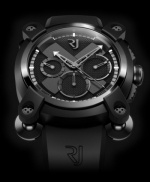 Romain Jerome Moon Invader Black metal RJ.M.CH.IN.001.01