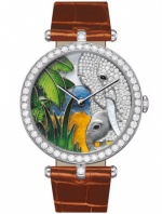 Van Cleef & Arpels Extraordinary dials Lady Arples African Landscape Elephant Portrait
