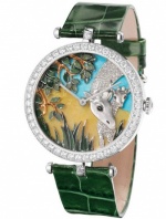 Van Cleef & Arpels Extraordinary dials Lady Arples African Landscape Giraffe Portrait