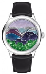 Van Cleef & Arpels Extraordinary dials Midnight Extraordinary Landscape Granite Peak